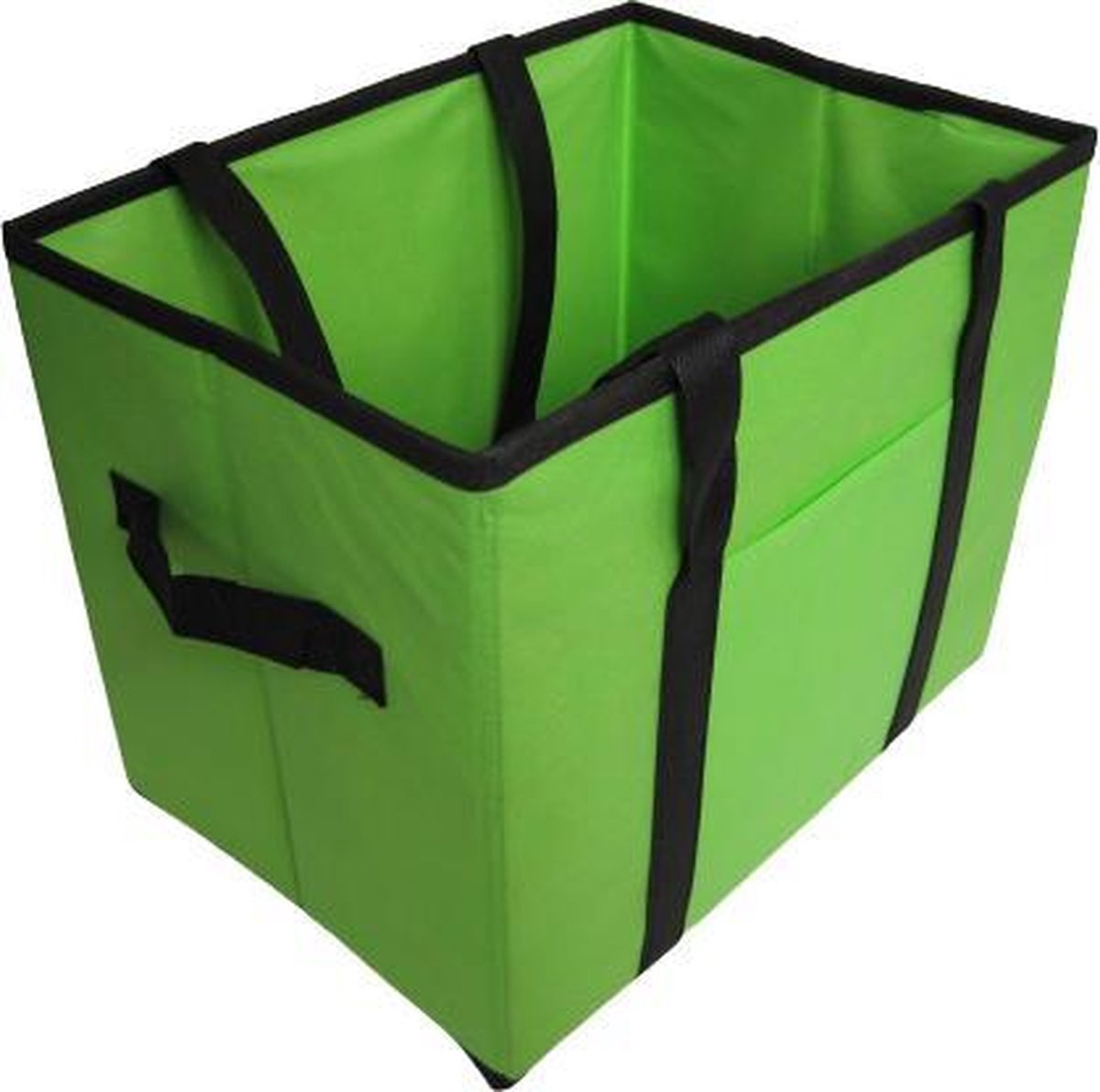 Auto Kofferbak Organizer 23 Liter kleur Lime - Opbergtas - Boodschappen tas opvouwbaar