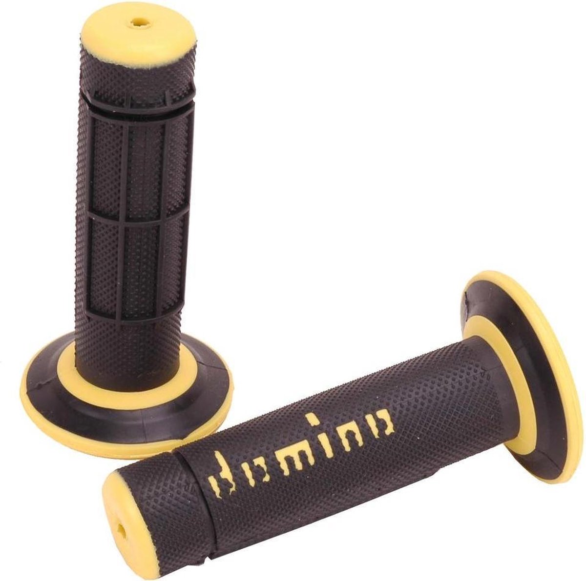 HANDVATEN DOMINO ZWART-GEEL