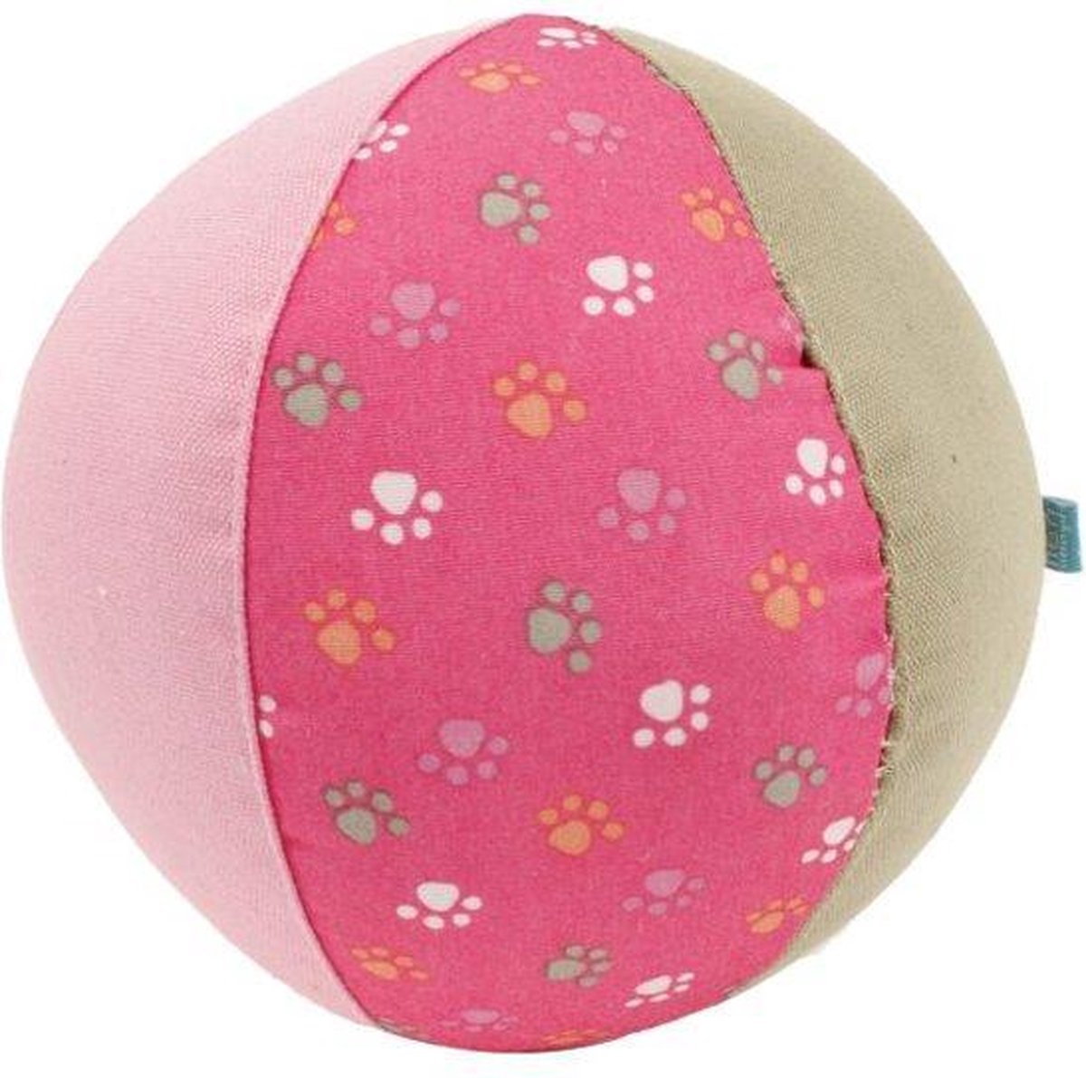 Lief! Canvas Bal Girls -Roze - 20 cm hondenspeelgoed