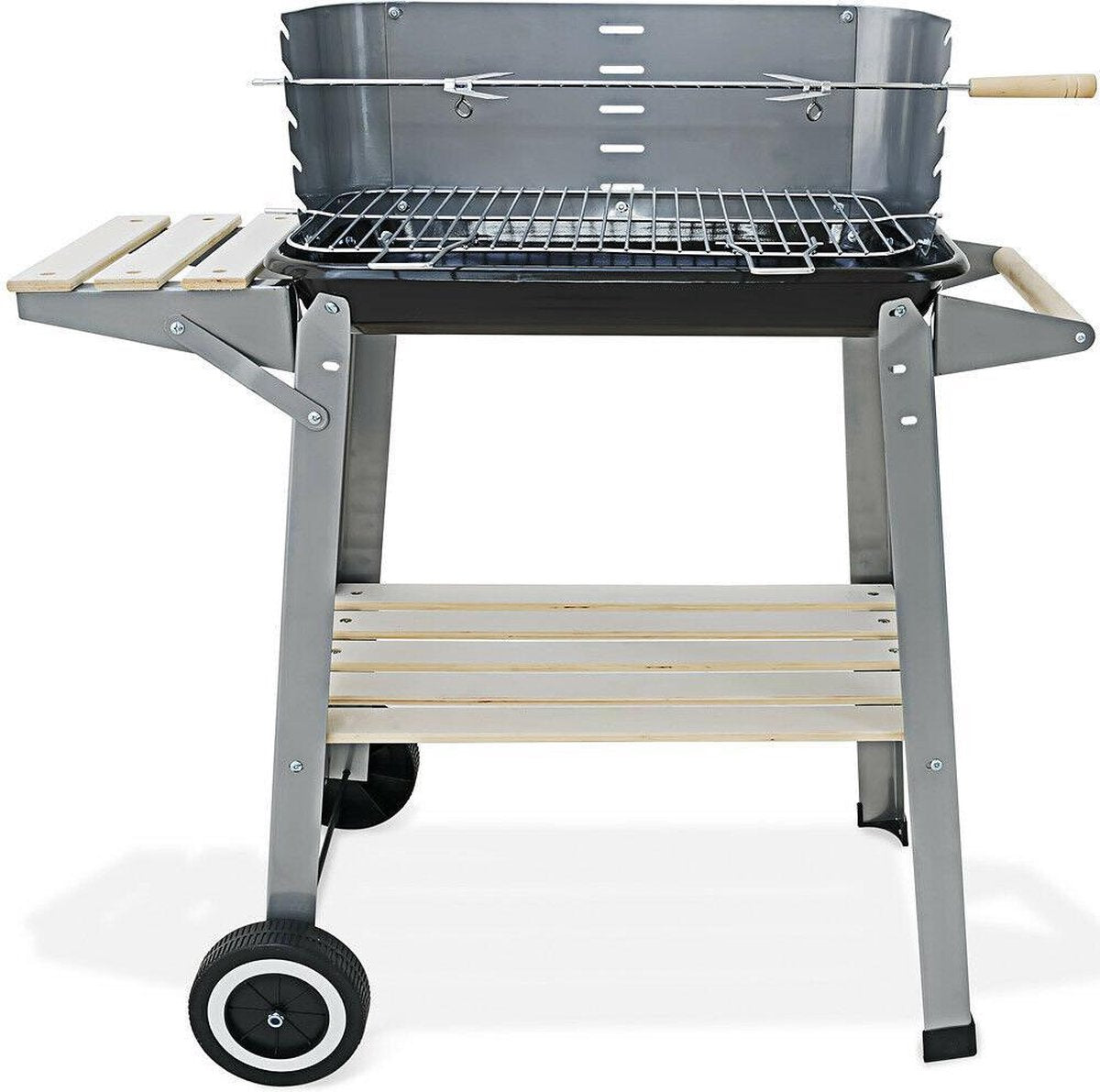 BBQ - Grillwagen - zilver