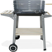BBQ - Grillwagen - zilver