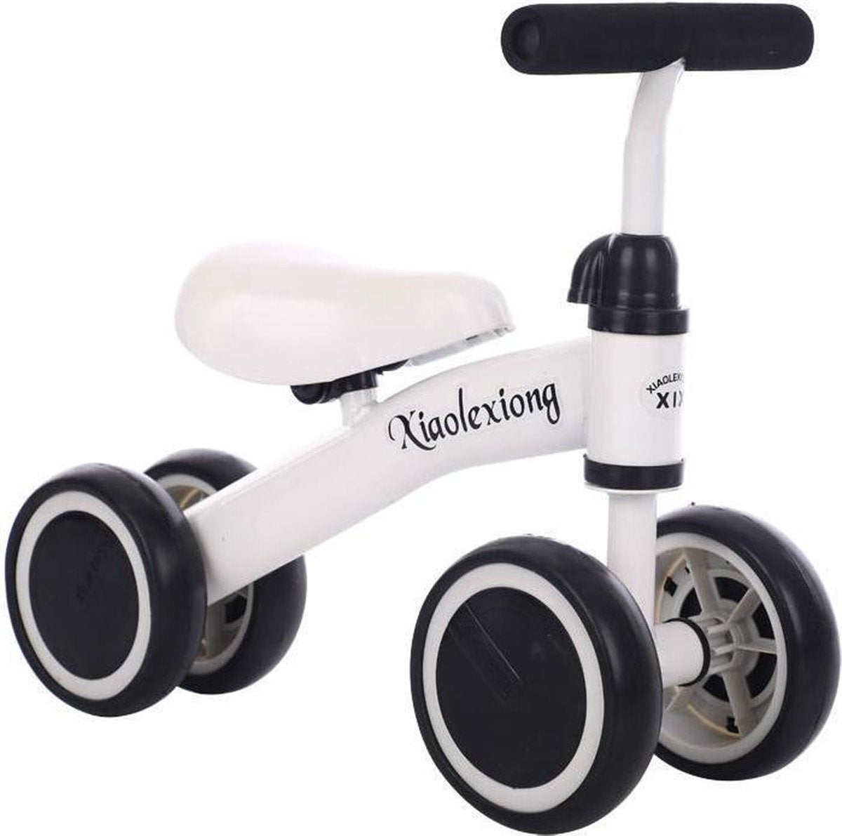 Loopfietsje met 4 wielen Wit