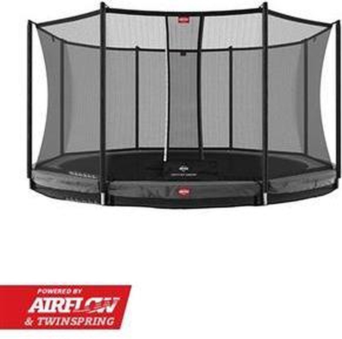 Trampoline BERG InGround Champion Grey 380 + Safety Net Comfort