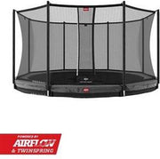 Trampoline BERG InGround Champion Grey 380 + Safety Net Comfort