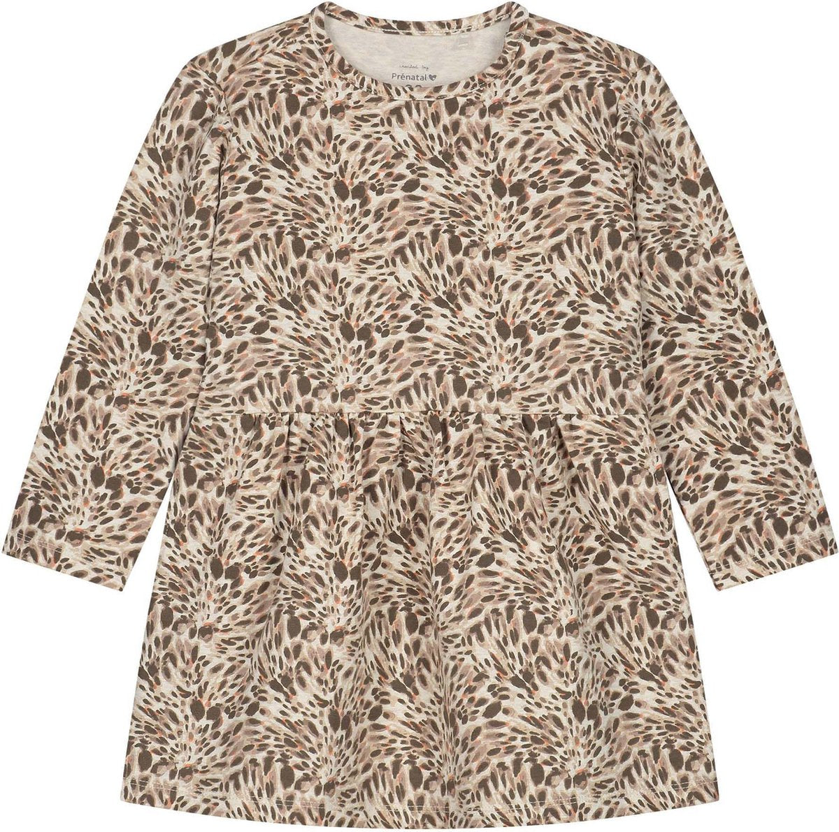 Prénatal baby jurk - babykleding voor meisjes - maat 56 - Bruin
