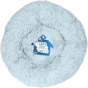 Super zachte Let's Fluffy Donutmand licht grijs mt L