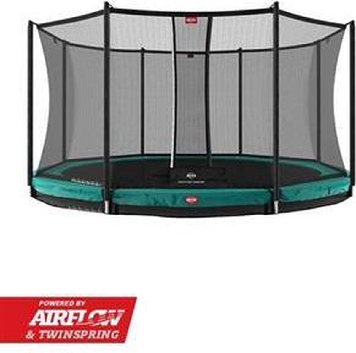 Trampoline BERG InGround Champion Green 380 + Safety Net Comfort