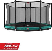 Trampoline BERG InGround Champion Green 380 + Safety Net Comfort
