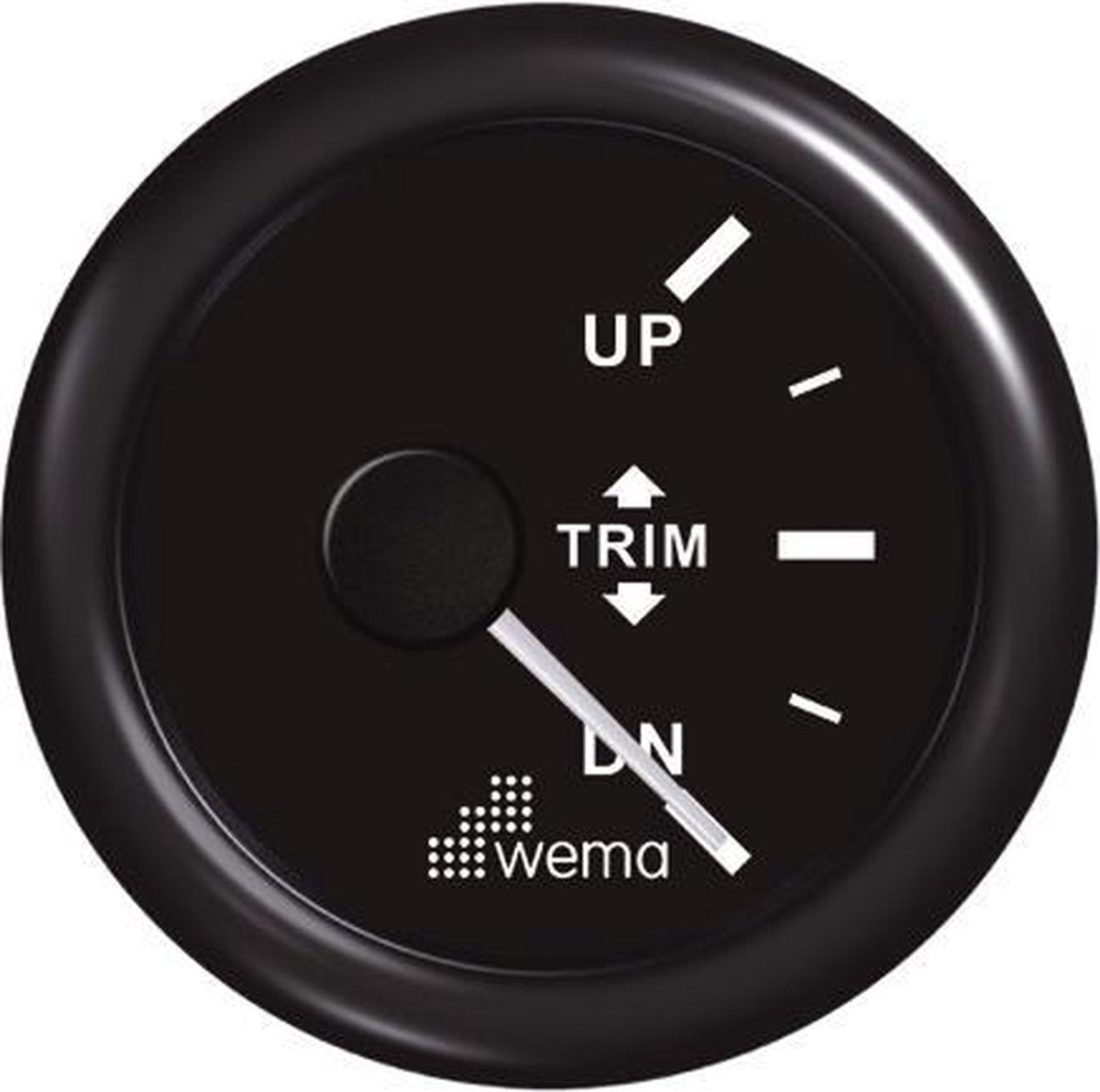 WEMA MOTOR TRIM METER ZWART