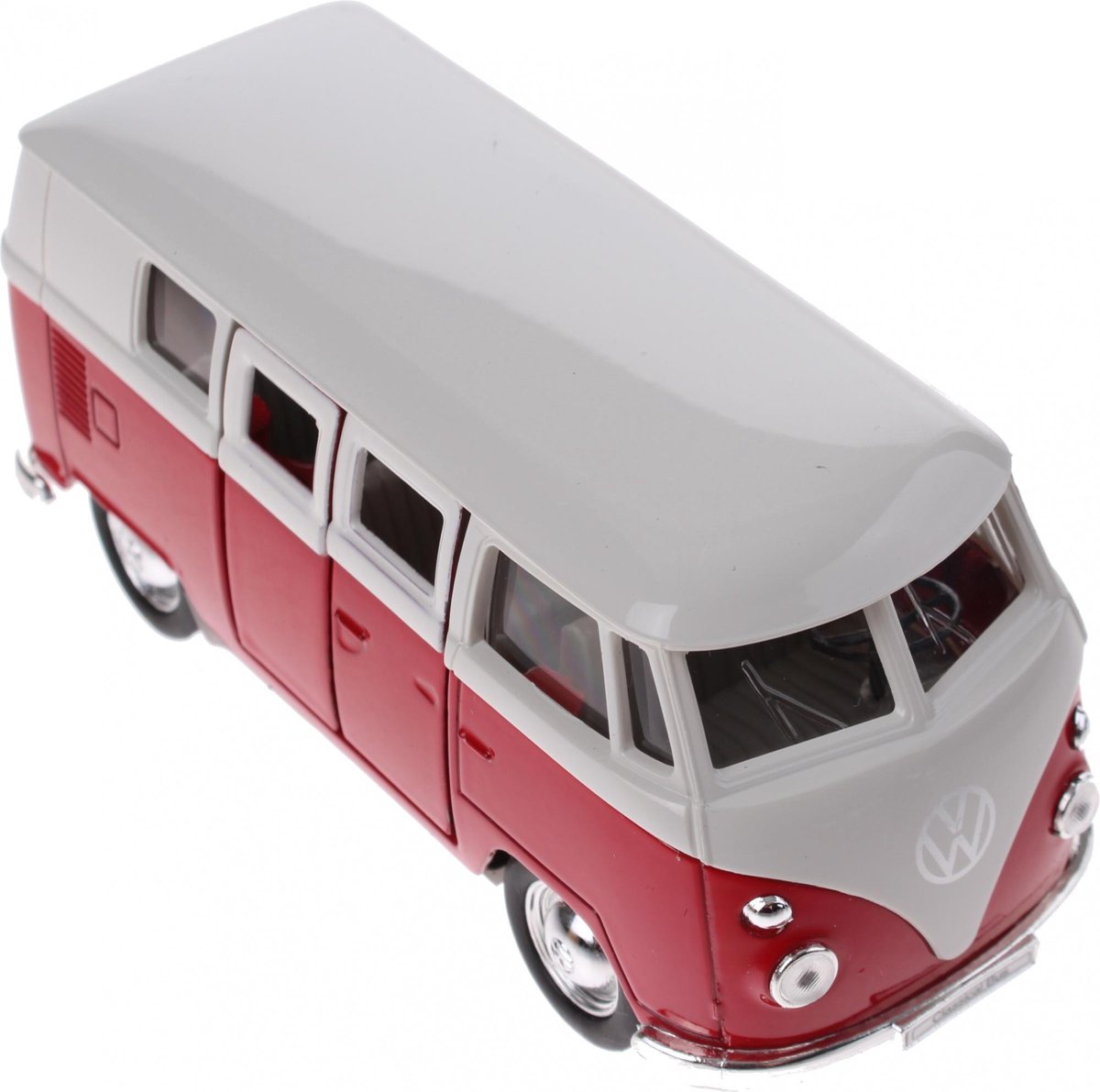 Welly Metalen Volkswagen Bus Rood 11