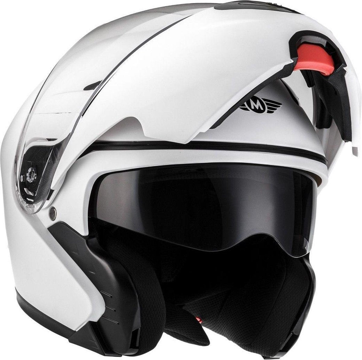 MOTO F19 systeemhelm Flip-Up scooterhelm