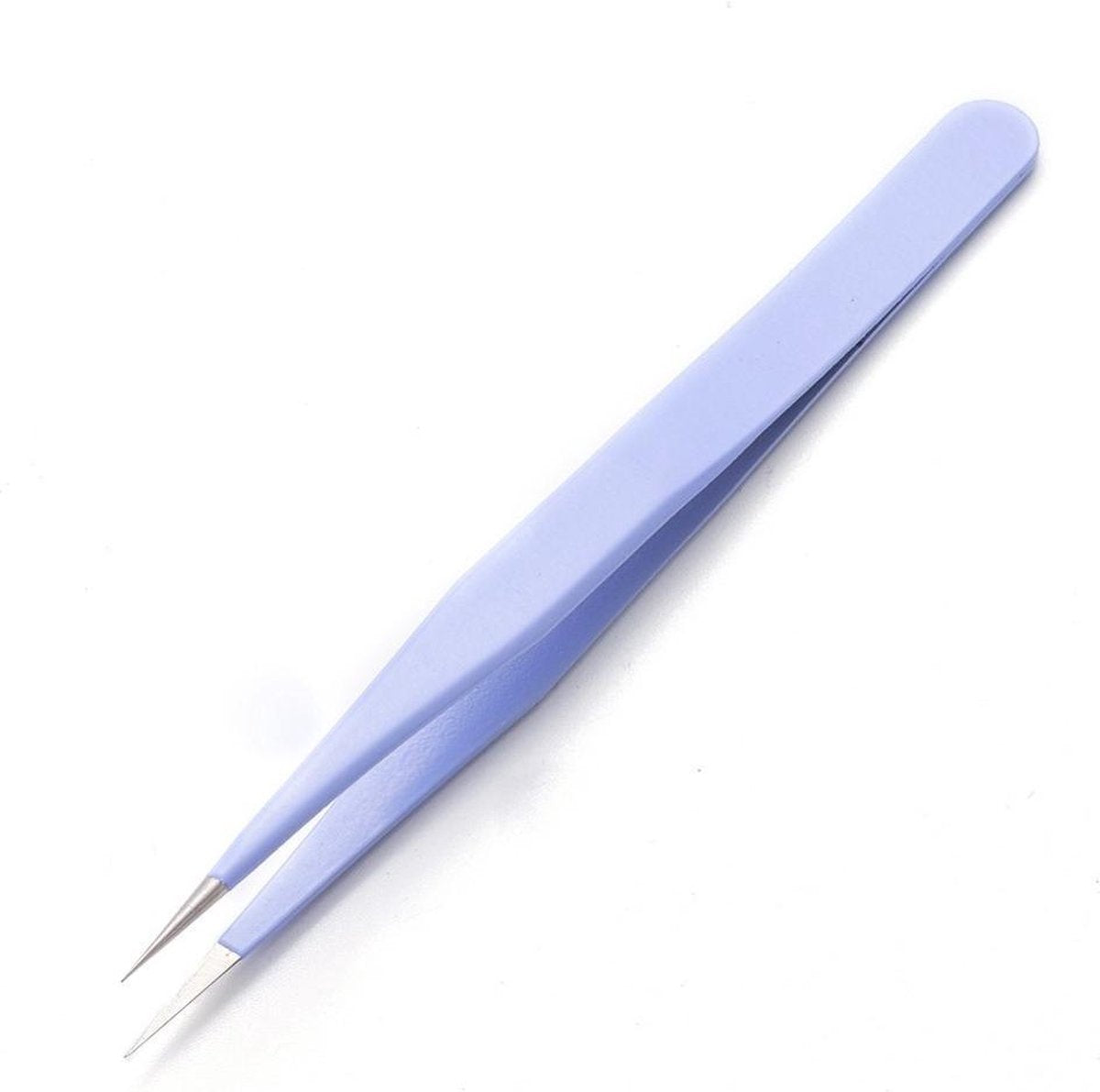 Pincet stainless steel lila recht