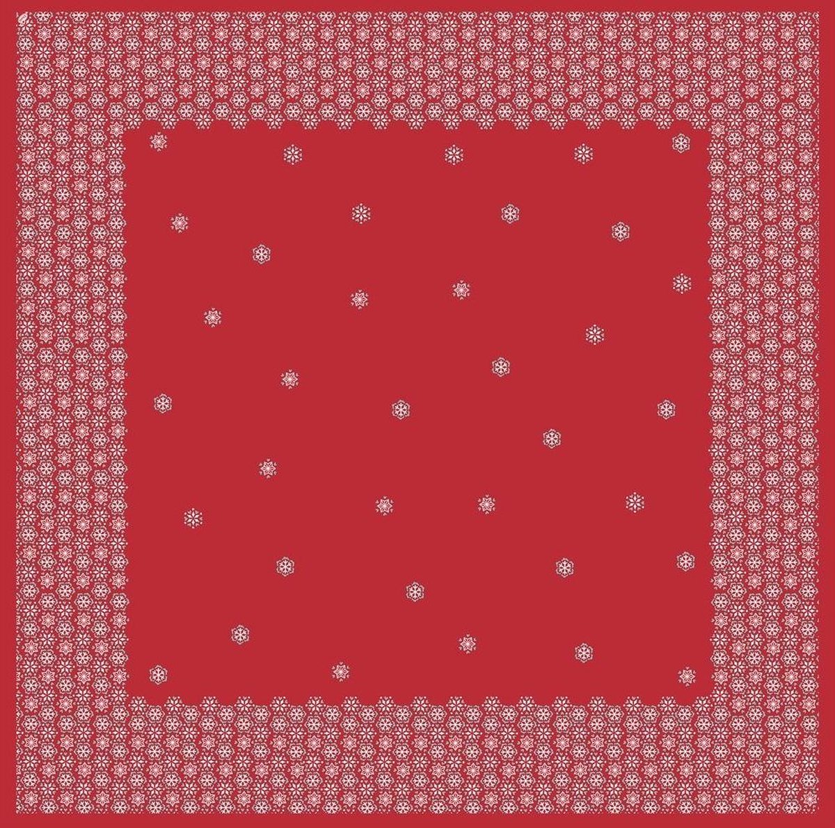Duni Napperon Scandi 84 Cm Papier Rood