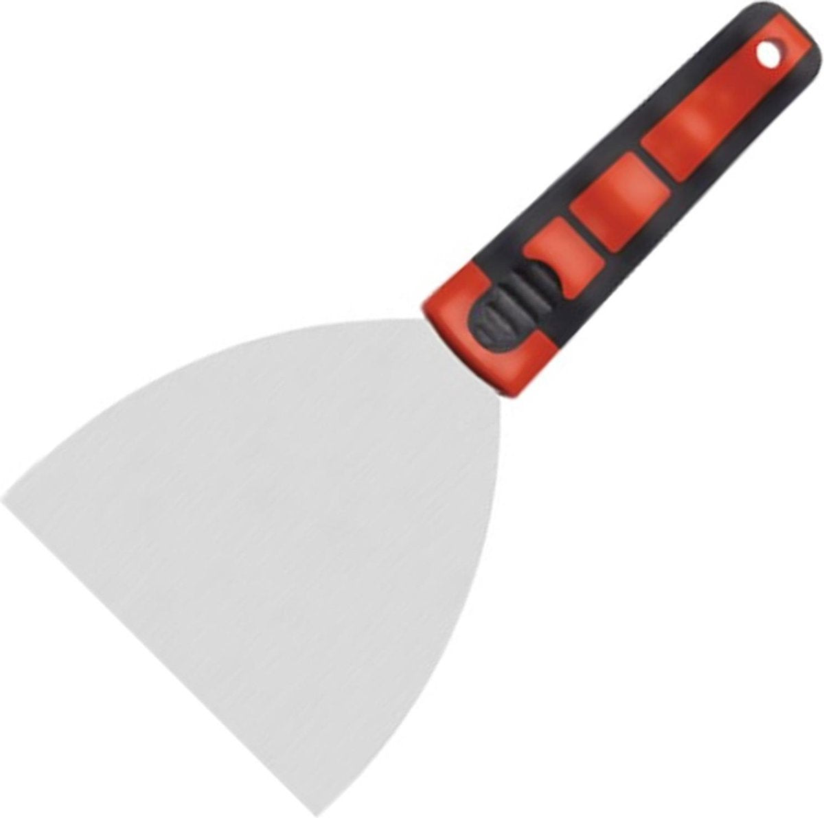 HOMEIJ plaatmes | 100 mm breed | RVS inox | soft grip