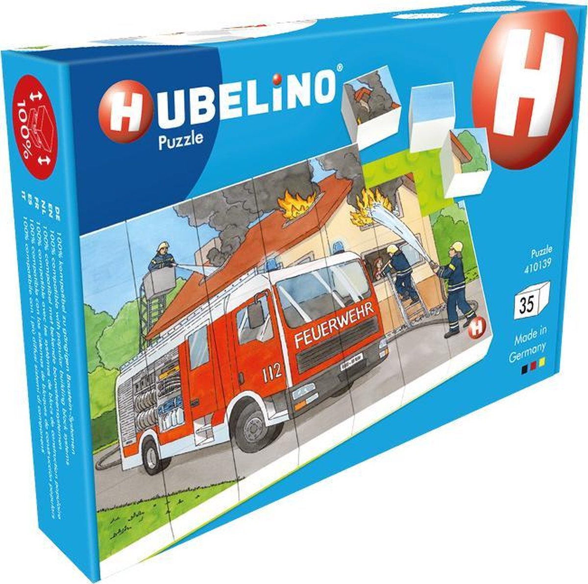 Hubelino Puzzel Brandweer Junior 26