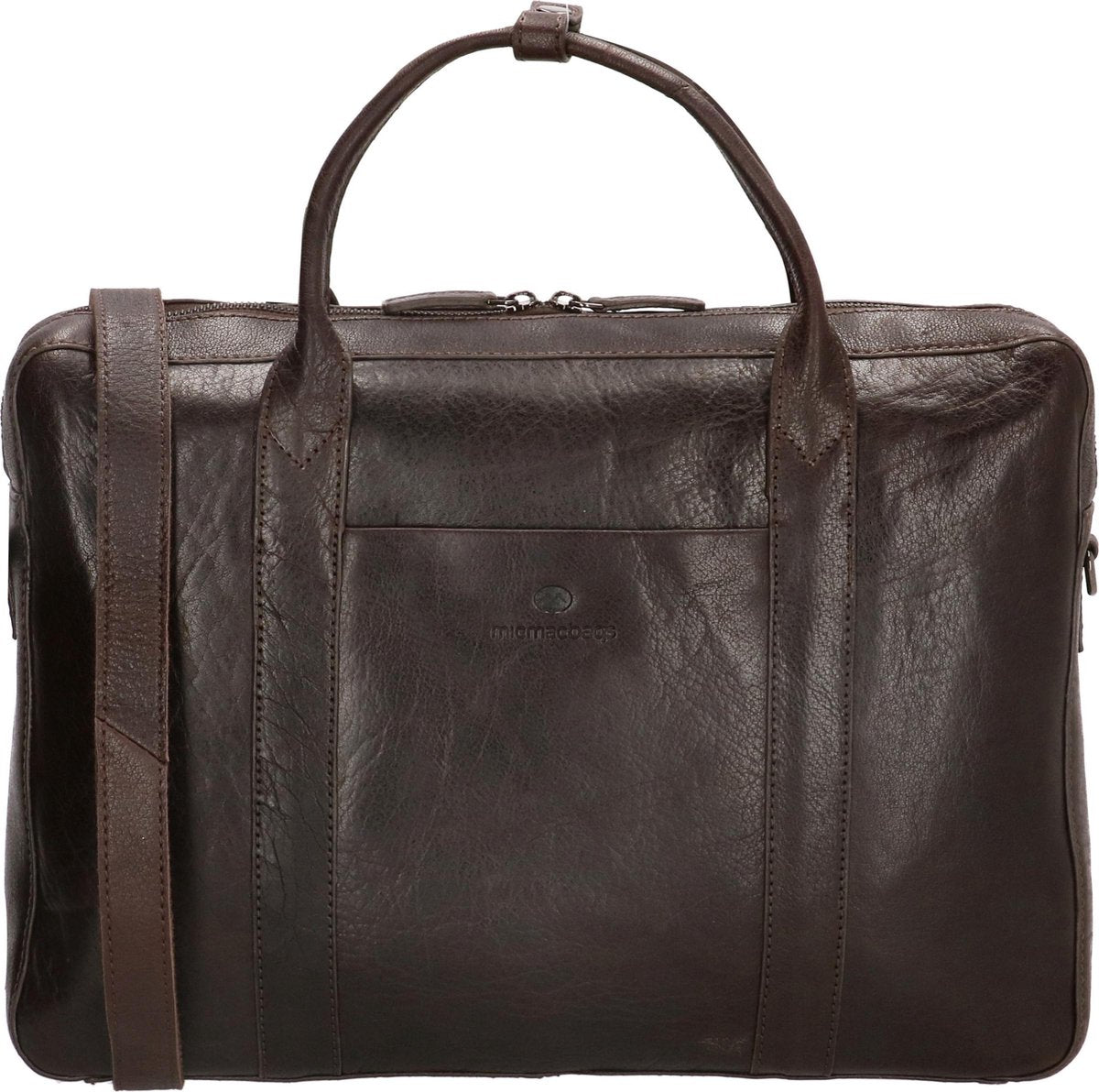 Micmacbags Legacy - Laptoptas - Donkerbruin