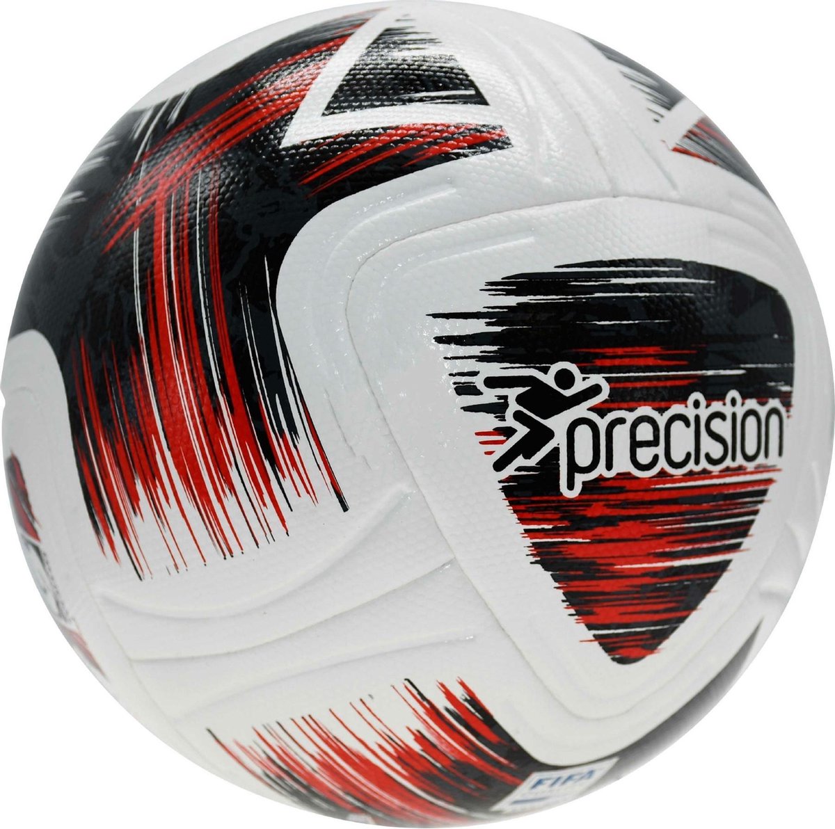 Precision Voetbal Nueno Fifa Latex/polyurethaan Wit/rood Maat 5