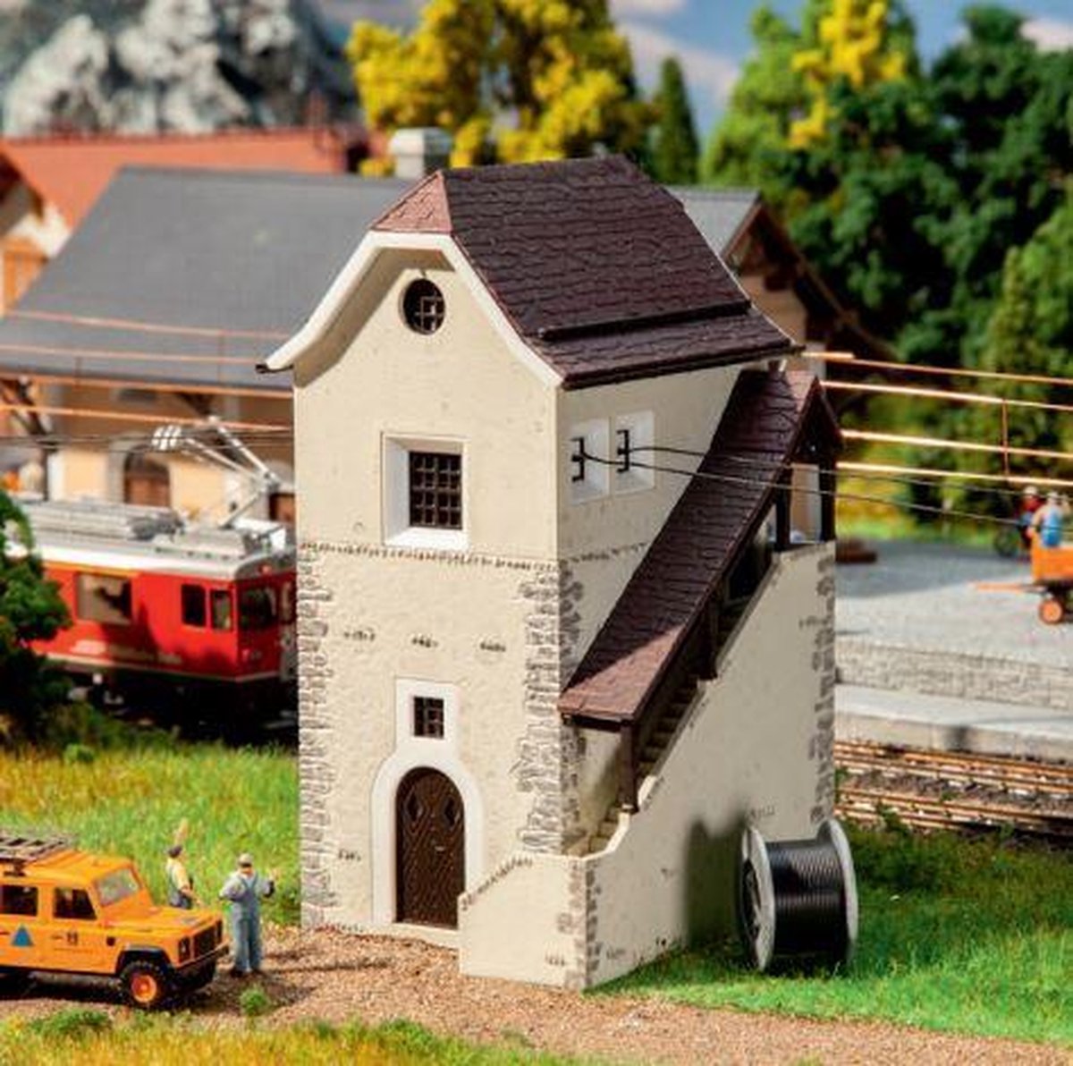 Faller - Zernez Switchgear house - FA120269 - modelbouwsets