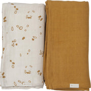 Fabelab Hydrofiele Swaddle 2 pack Pine Cones