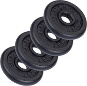 ScSPORTS® Halterschijven set 5 kg - Gietijzer - 30 mm - 4x1