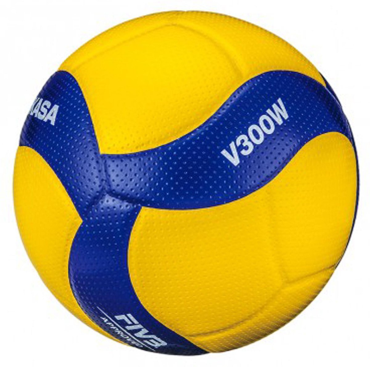 Mikasa VolleybalVolwassenen - geel/ blauw