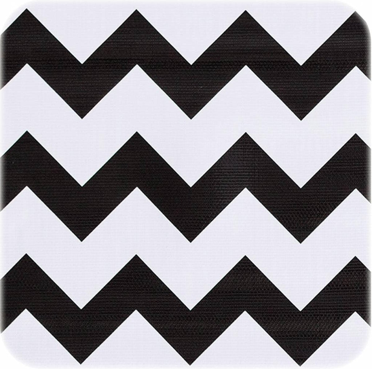 MixMamas Tafelzeil Zigzag - Rol - 120 cm x 11 m - Zwart/Wit