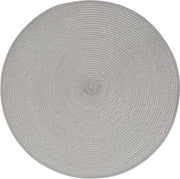 Atmosphera onderlegger Set van 4  - Gevlochten - Tafelonderlegger - Placemat - Lichtgrijs