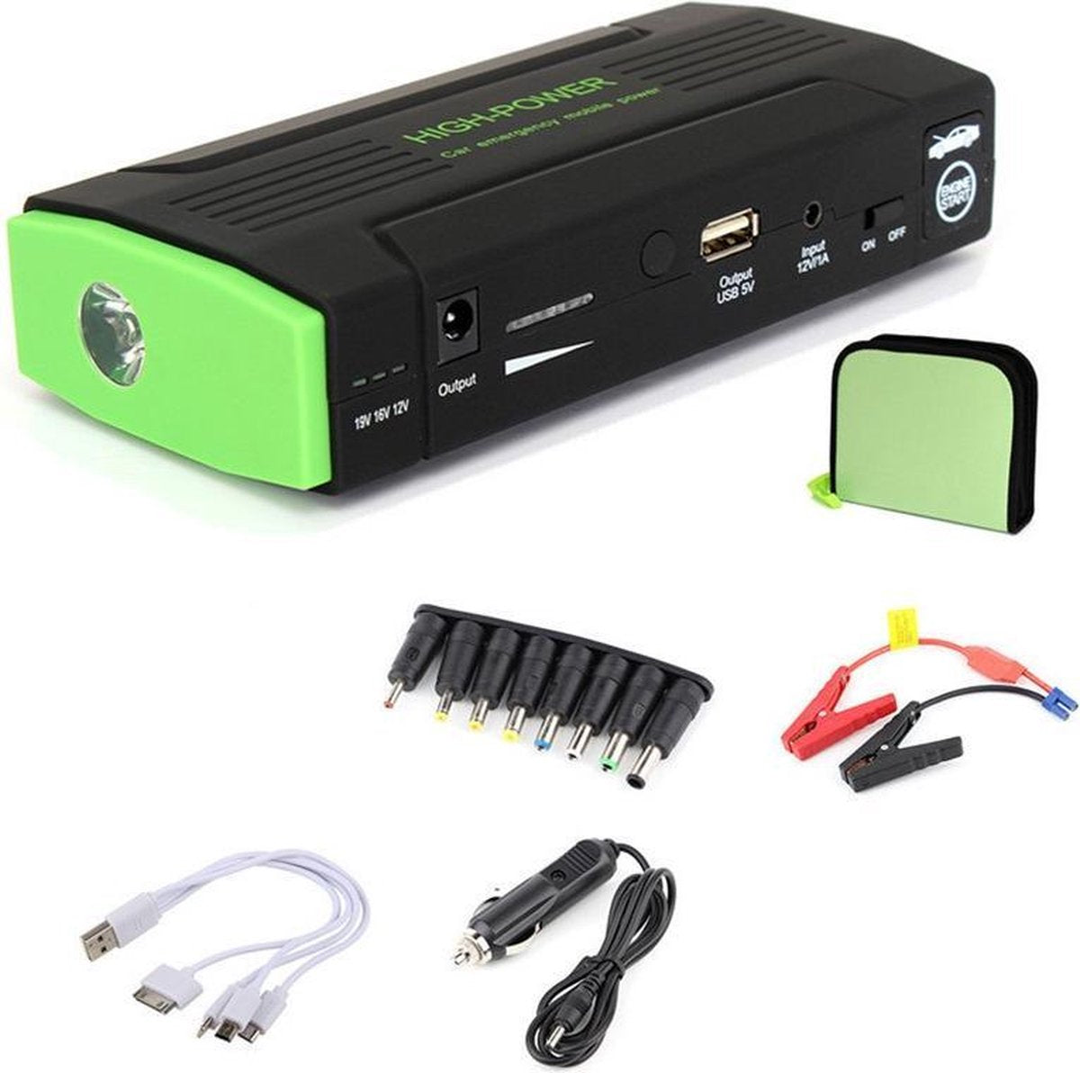 Portable Auto Jump Starter 30000 mAh | Multifunctionele Jumpstarter
