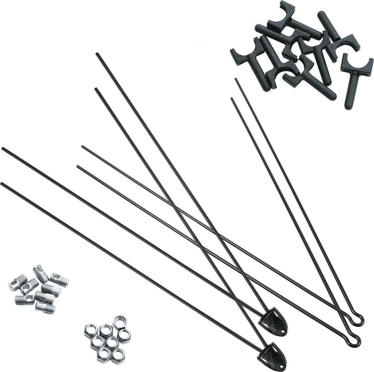 Sks Spatbordstang Set Bluemels Aluminium 28 Inch Zwart