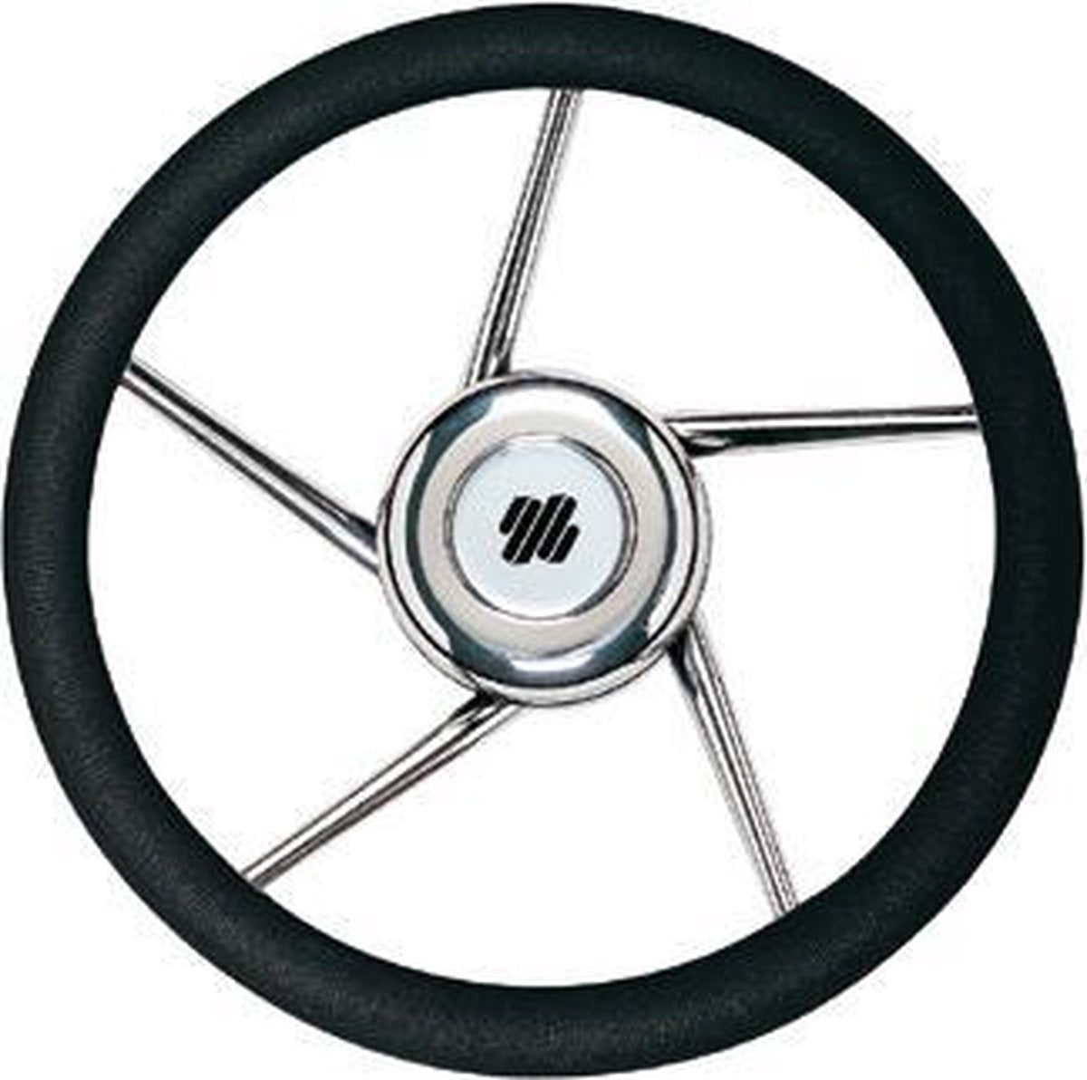 Ultraflex V02 Stuurwiel RVS 350 PU wit