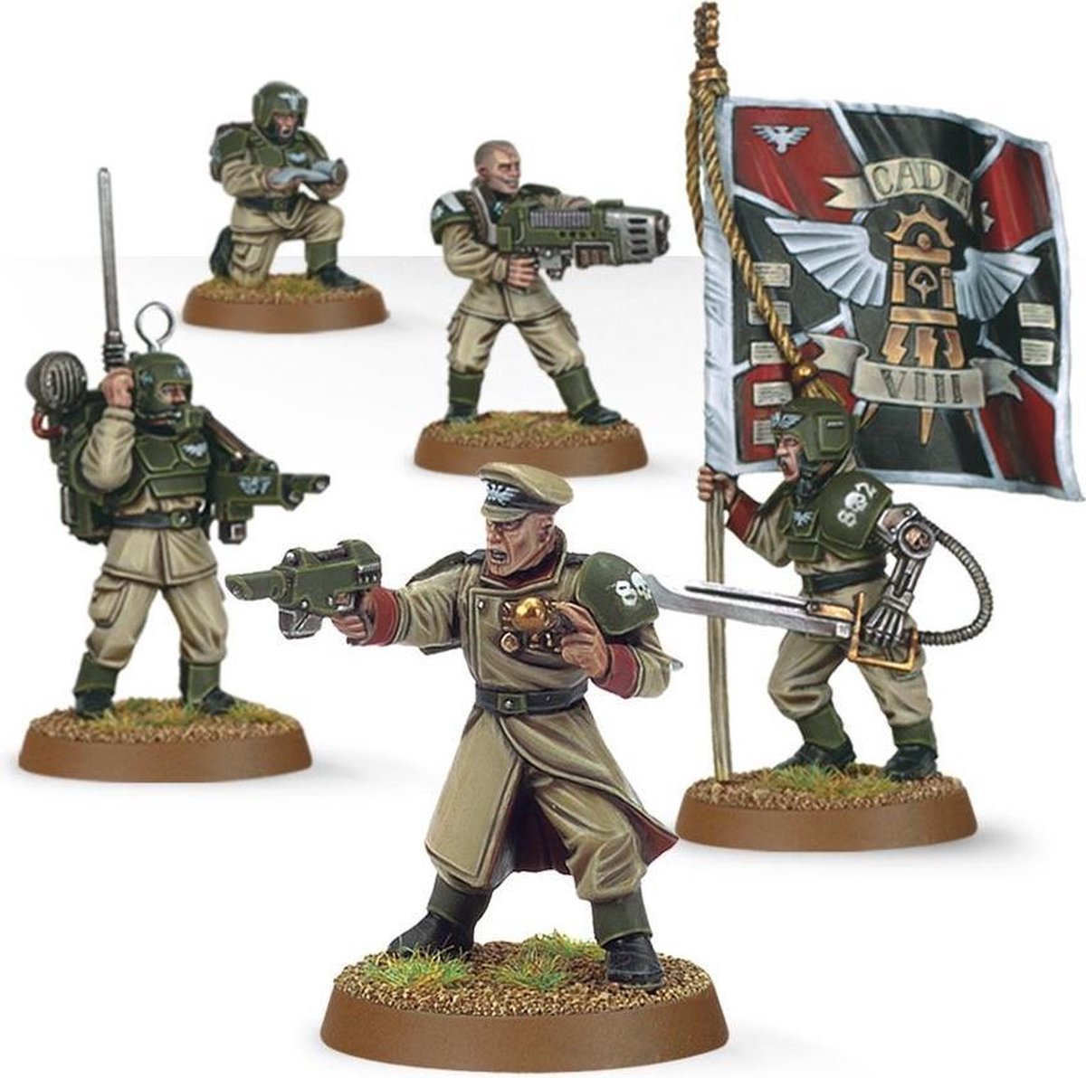 Warhammer 40.000 Astra Militarum Cadian Command Squad