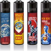 Clipper Classic Aansteker - Soviet #2 | 4 stuks