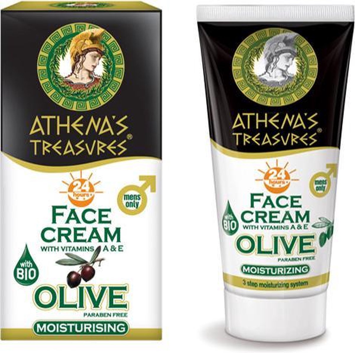 Pharmaid Athenas Treasures Gezichtscreme 24 hour mannen | Moisturizer | Skincare | 50ml