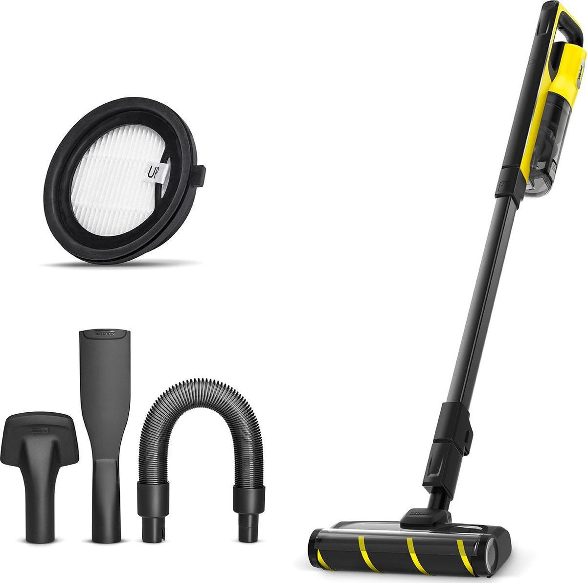 Kärcher VC 4s Cordless Plus Auto Reinigingsset – steelstofzuiger – incl. automondstuk - 18V - incl. accu en lader