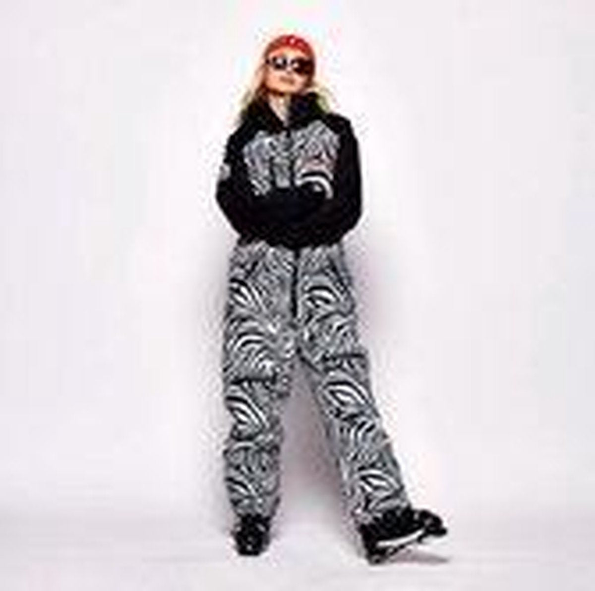 Oneskee original Pro suit Zebra - S/M - Skipak vrouwen - waterkolom 10