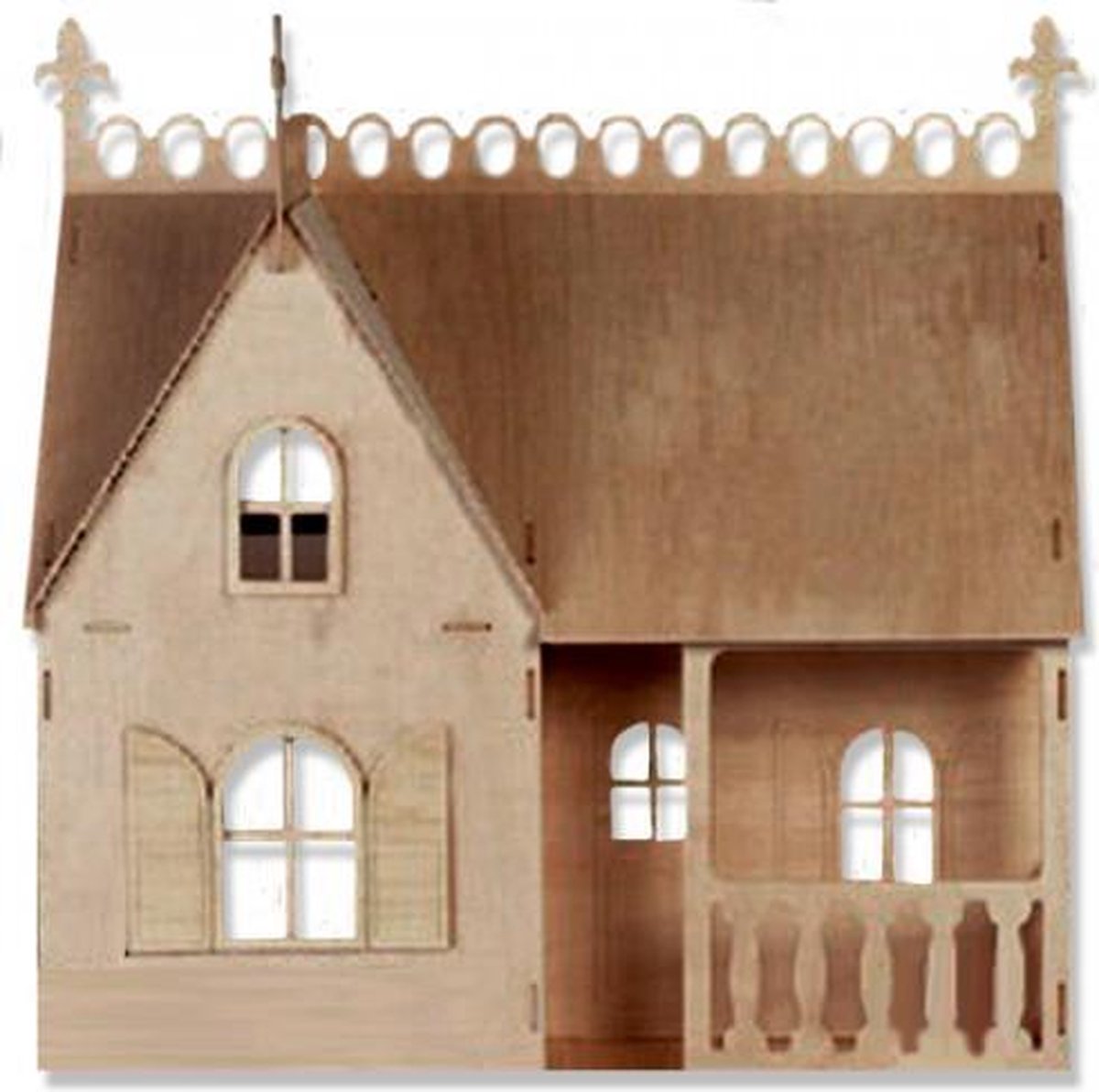 Bouwpakket Poppenhuis Droomhuis
