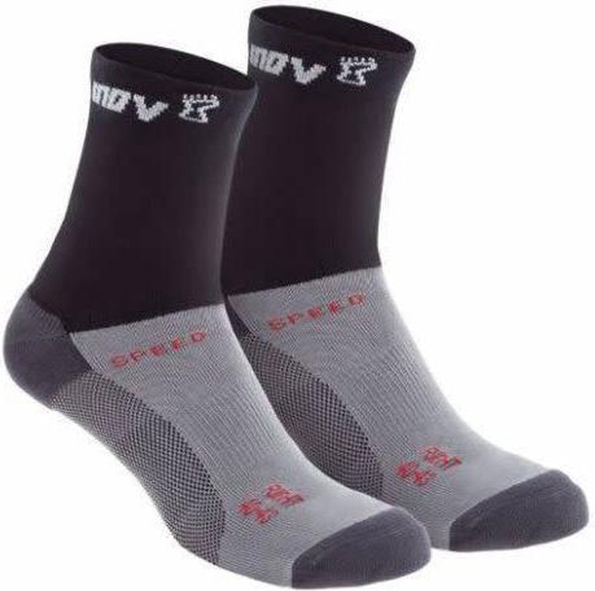 Inov-8 Speed Sportsokken High Zwart (2 paar)