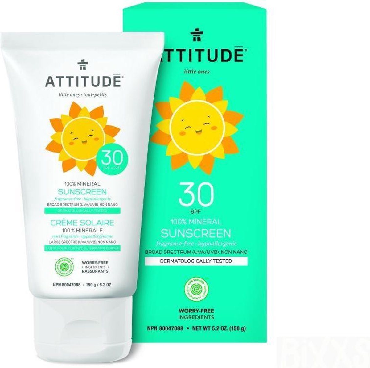Baby - Zonnebrand Creme - 150 ml parfumvrij