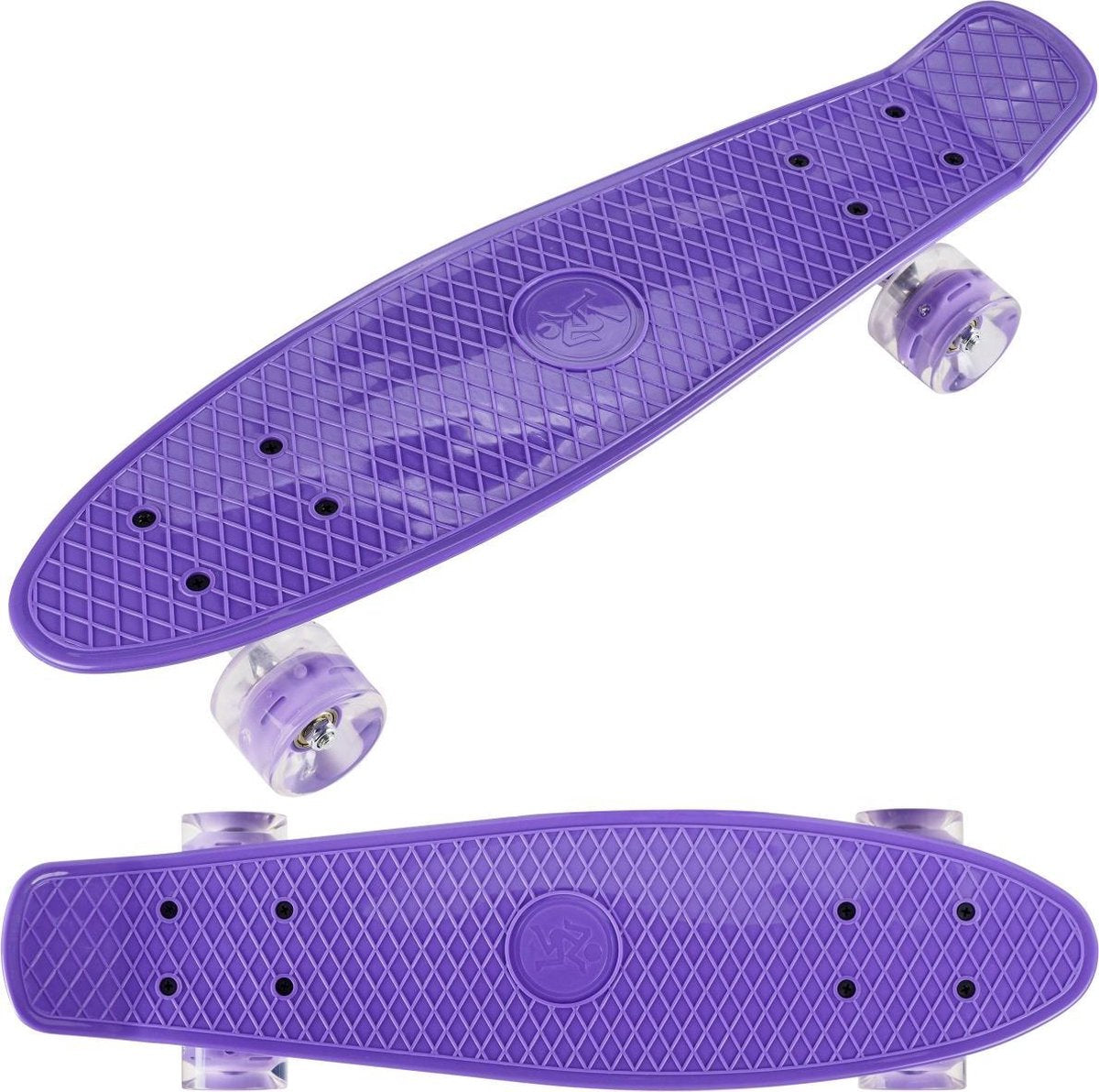 HyperMotion Pennyboard jongens en meisjes Skateboard paars