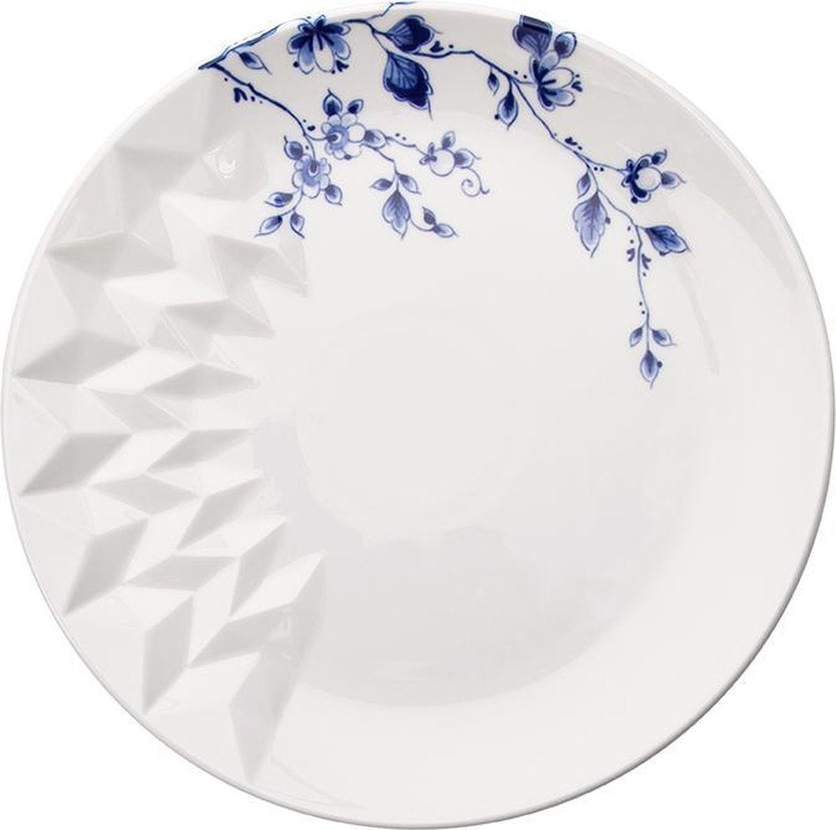Heinen - Blauw Vouw - Ontbijtbord 21cm