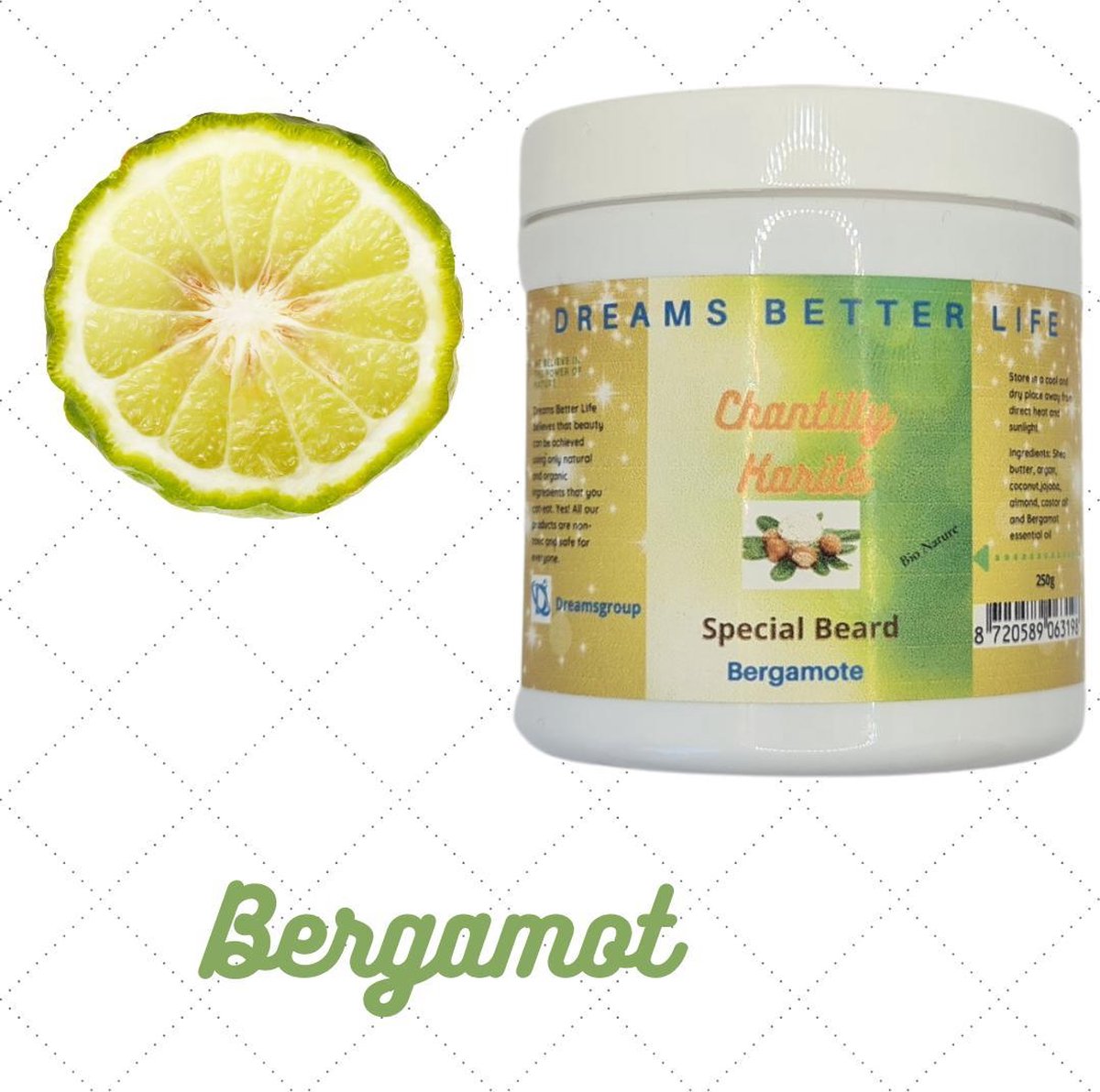 Chantilly Karité / Special Beard - Bergamot