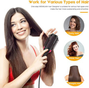 Haar Styler stijltang Borstel/  Föhn Hot Air Brush Styler En Volumizer