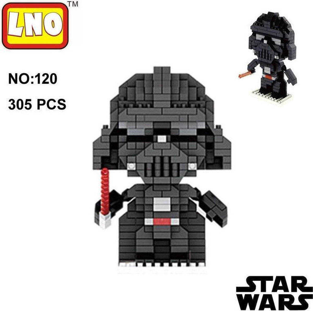 Nanoblocks Darth Vader (klein) Star Wars. - LNO