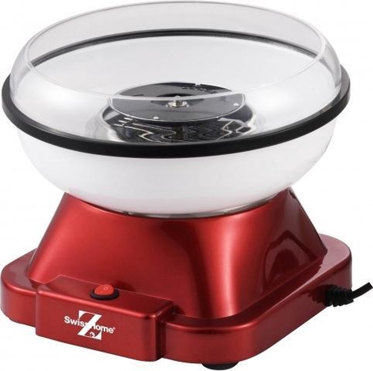 SwissHome suikerspinmachine SH-6730 500W rood