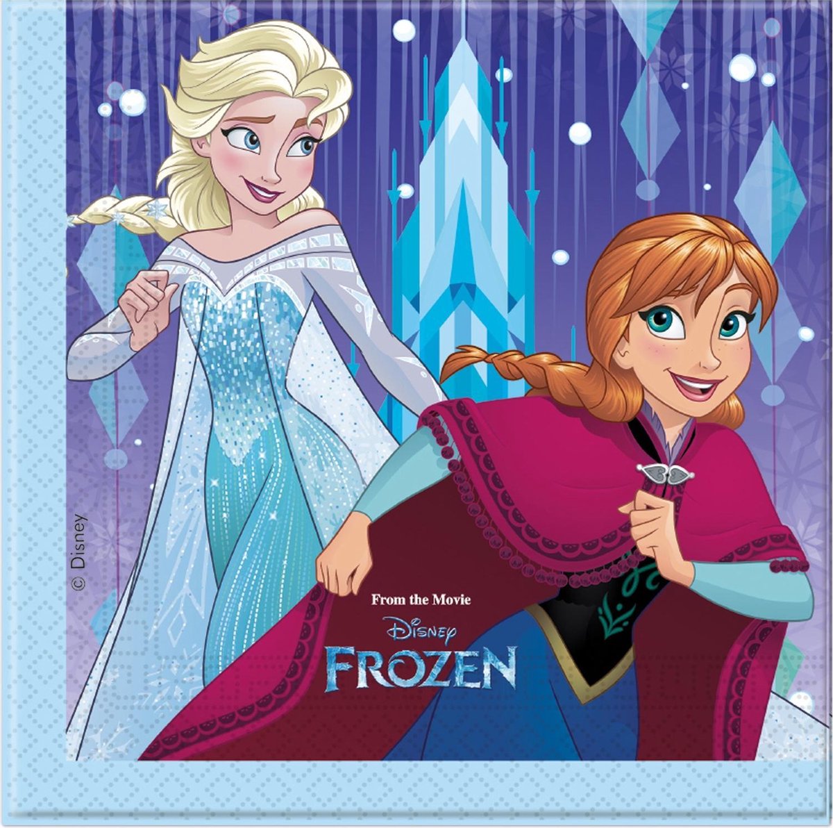 PROCOS - 20 papieren Frozen servetten - Decoratie > Papieren servetten