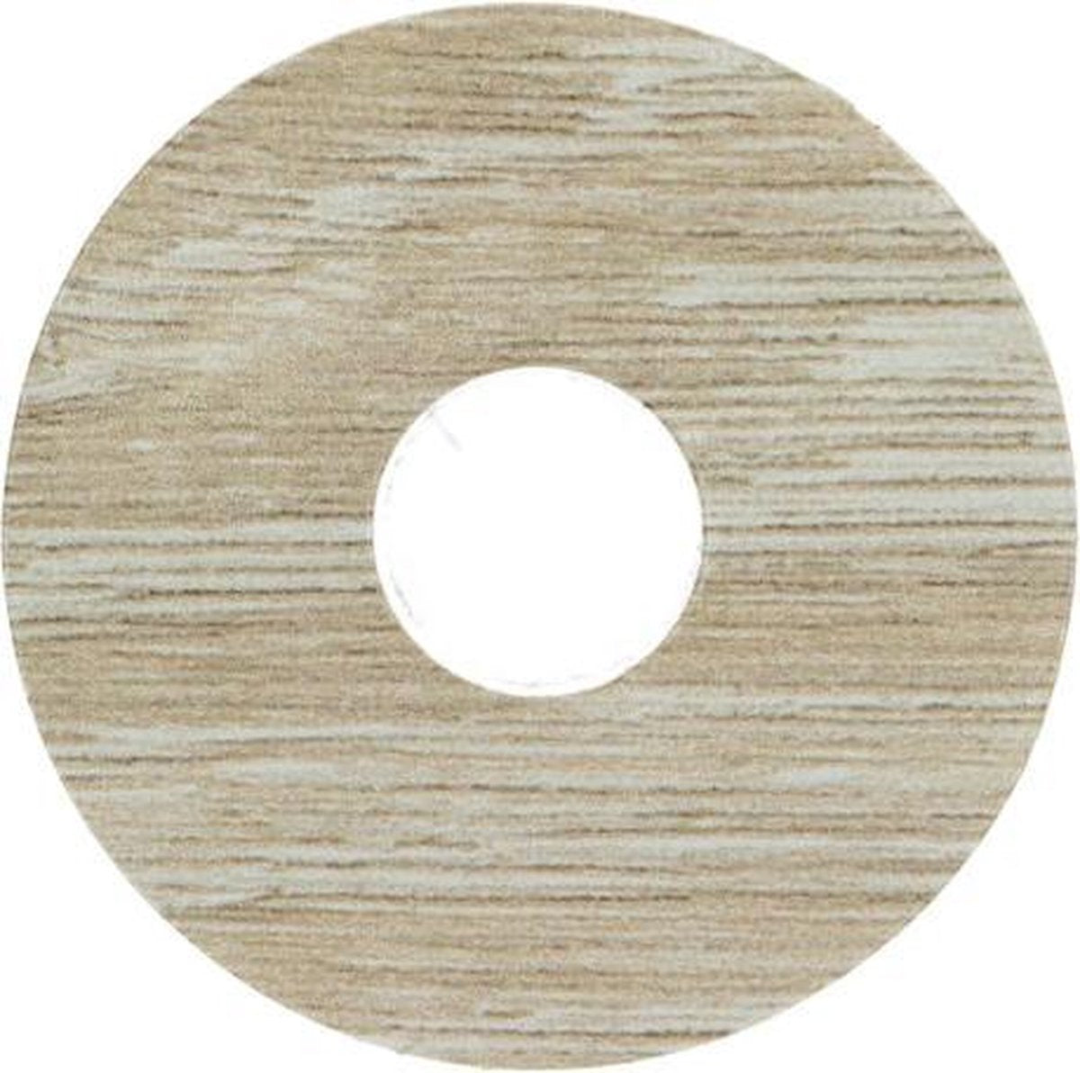 Zelfkl. rozet (17 mm) Scarlet Oak beige (10 st.)