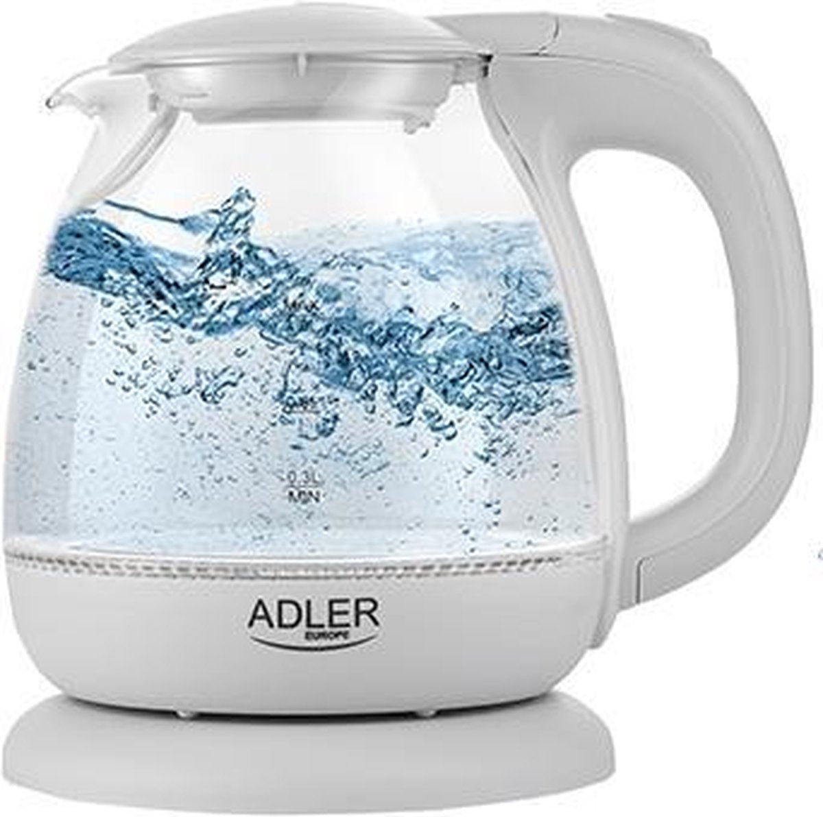 Waterkoker - grijs - 1100 watt - 1 liter