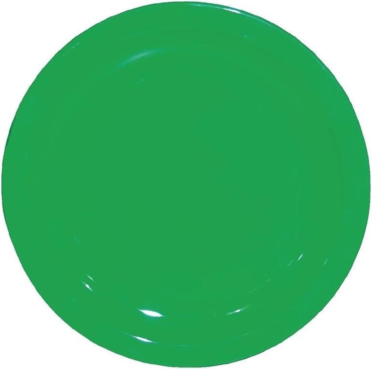 Kristallon bord 17cm groen