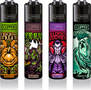 Classic Clipper Aanstekers - Nightmare - 4 stuks