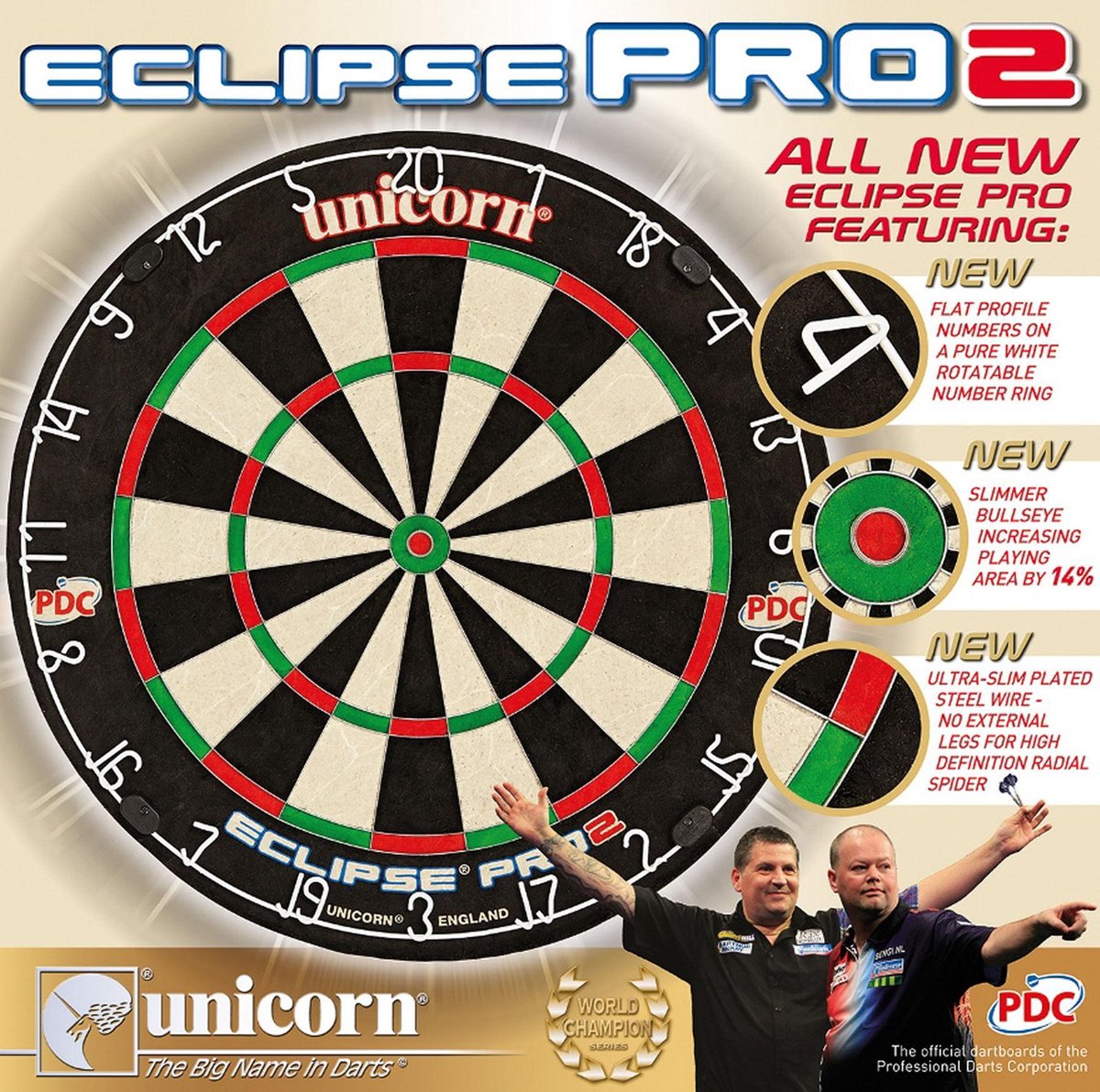 Unicorn Eclipse Pro 2 - Dartbord